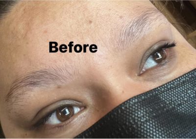before eyebrowthreading results Image 2